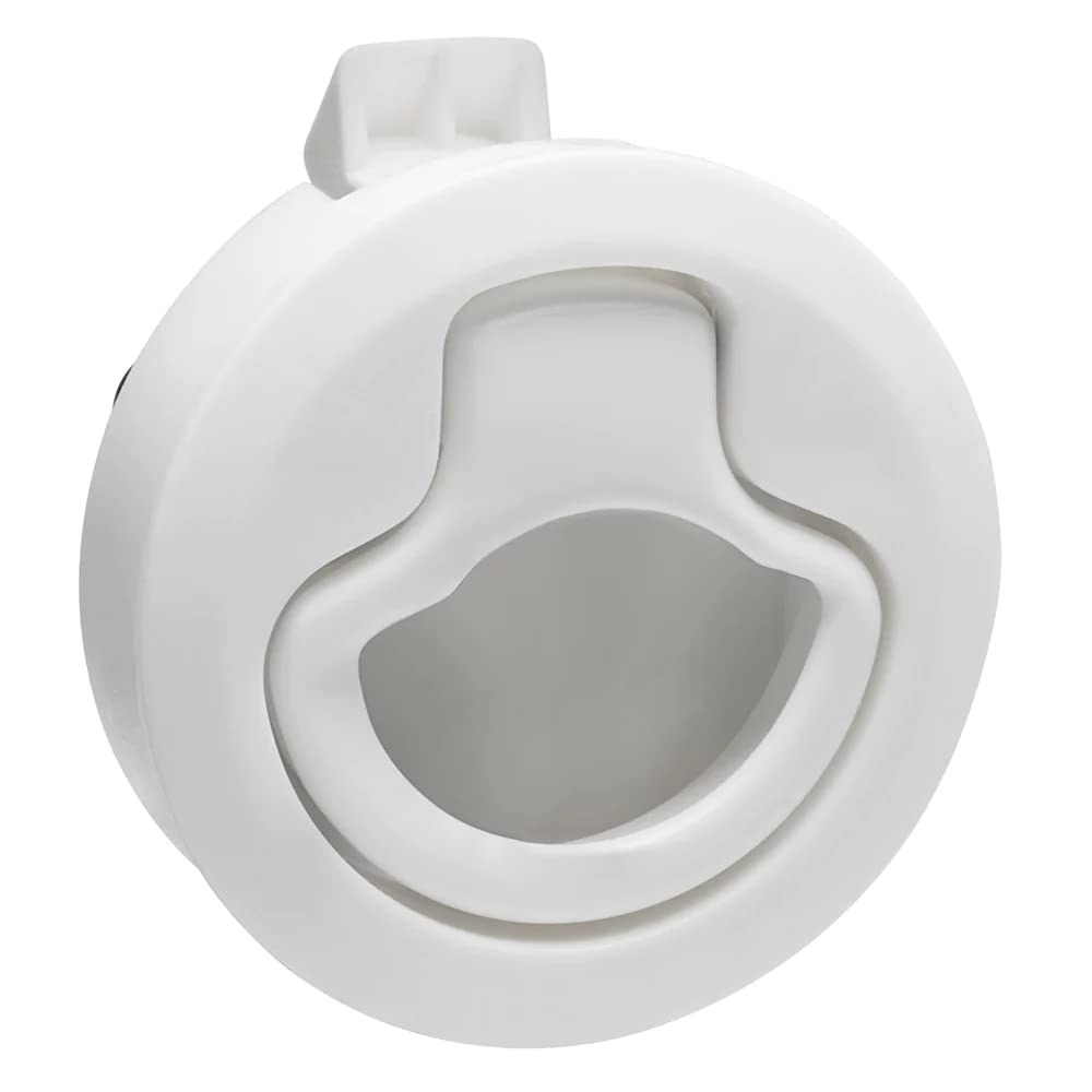 Nylon Non-Locking Slam Latch White - Whitecap IND 3227WC