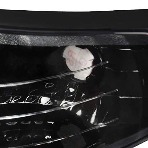 Black Housing SPEC-D TUNING Clear Lens Headlights + Corner Lights Compatible with 1994-1998 Ford Mustang L+R Pair Head Light Lamp Assembly