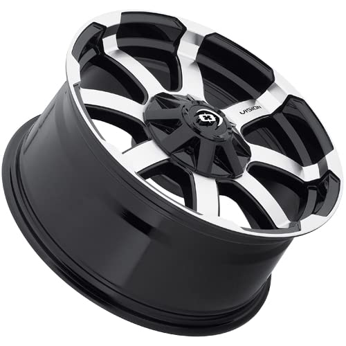 Valor Vision 413 Gloss Black Machined Face Wheel with Machined Finish (17x8.5"/5x139.7mm)