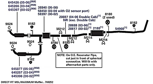 Exhaust Pipe AP Exhaust Products 58397