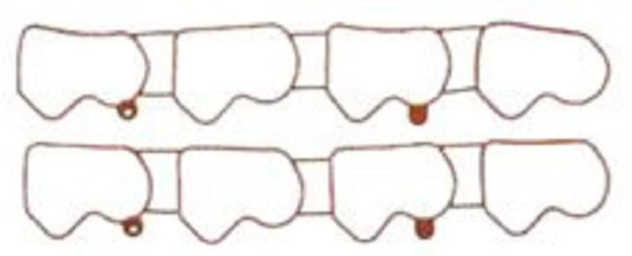Engine Intake Manifold Gasket Set MAHLE MS16287