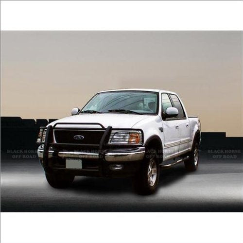 Grille Brush Black Horse Bumper Guard Modular Compatible with 1999-2007 Ford F-250 Super Duty|1999-2004 Ford F-350/F-450/F-550 Super Duty-17FB23MA