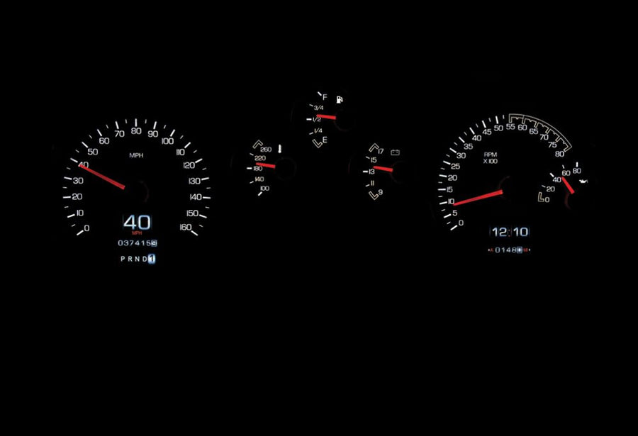 Dakota Digital Retrotech RTX-82C-CAM-X Gauge Instrument System Compatible with Chevy 1982-89 Camaro