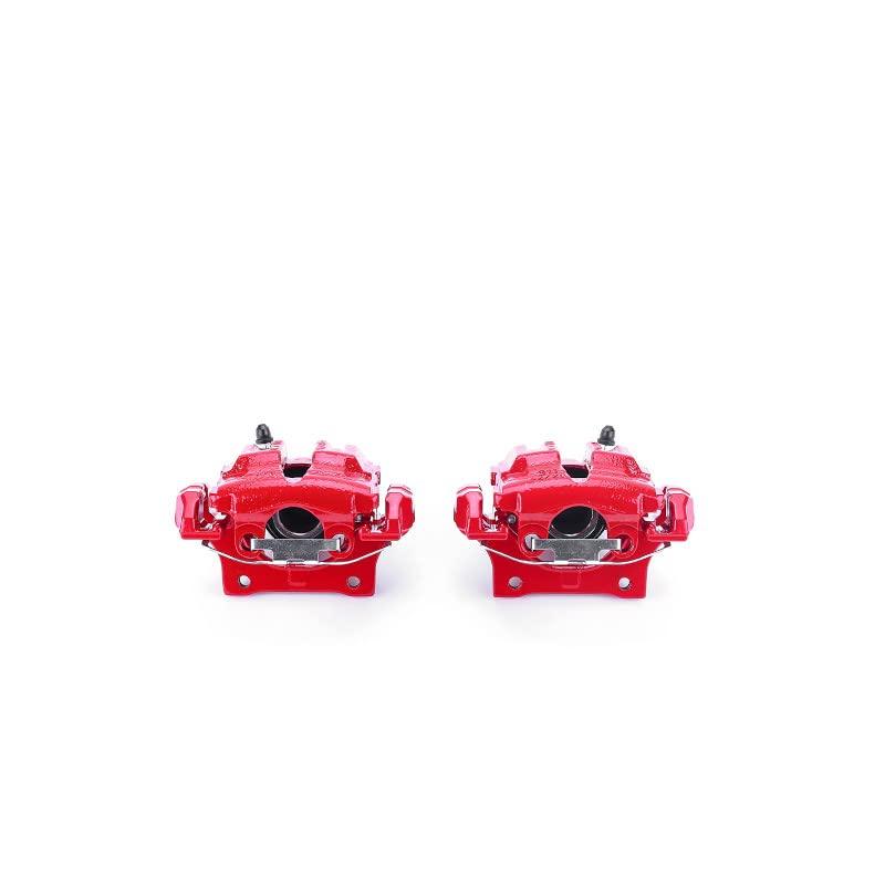 Power Stop Rear S3226 Pair of Calipers High-Temp Red Powder Coated For BMW 325i, BMW 325xi, BMW 328i, BMW 328i xDrive, BMW 328xi, BMW X1 [Model Specific]
