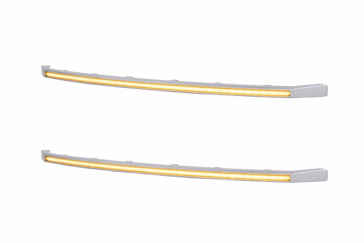 Xbg Led Drl Grille Inserts: Morimoto XBG26 Ford Super Duty Platinum (2020-2022) (Amber)