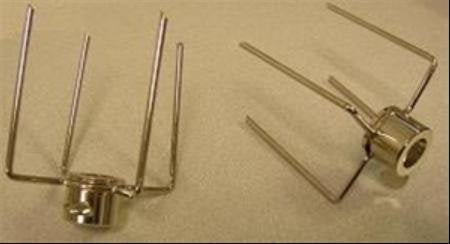 Large Nickel Plated 3/8" Rotisserie Meat Spit Forks MH-2B