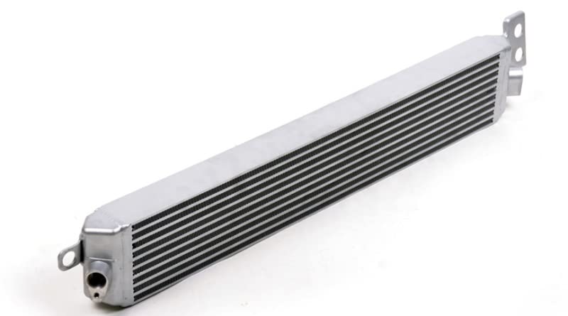 Fluid Cooler CSF, 33.75 x 4.75 x 2.25 in, Plate and Fin Type, OEM Inlet/Outlet, Aluminum, Silver Powder Coat, compatible with BMW M3 2008-13, Each