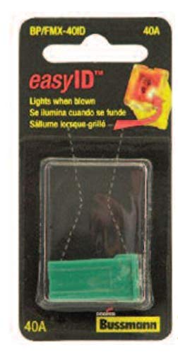 Bussmann Easy ID BP/FMX-30ID Slow Blow Female MAXI Fuse with LED Indicator (30 Amp (Pink)), 1 Pack