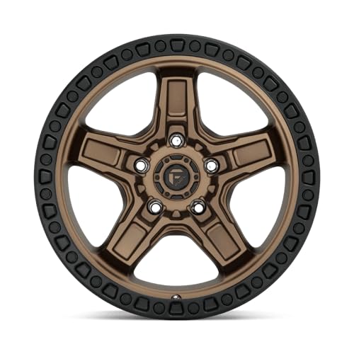 D699 KICKER FUEL OFF-ROAD 17X9, 5X5.0, 4.53, 12mm MATTE BRONZE BLACK BEAD RING - D69917907545