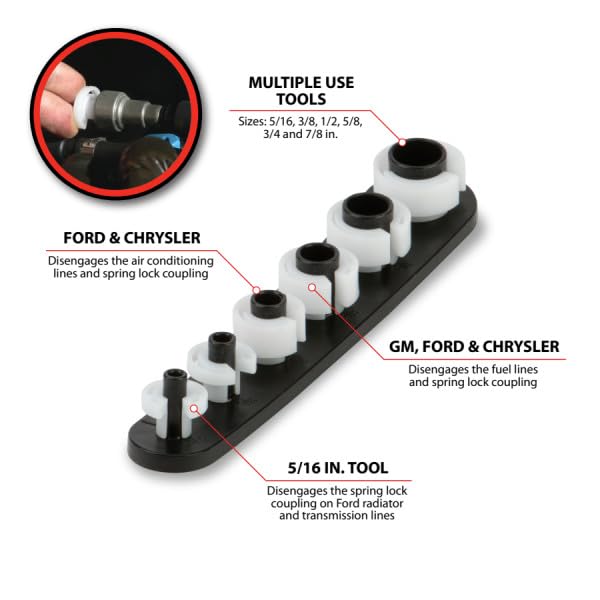 Universal Performance Tool A/C & Fuel Line Disconnect Set W83149