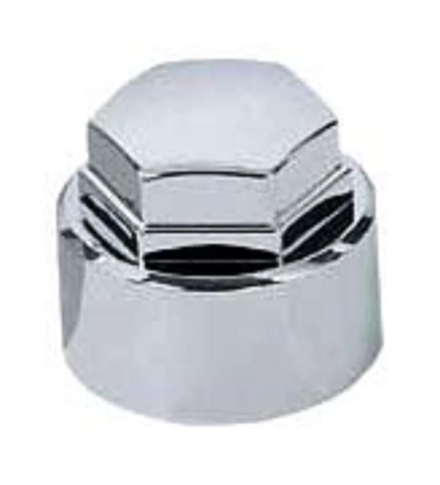 Chrome Nylon McGard Lug Caps - Pack of 4
