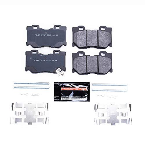 Power Stop Track Day Spec PSA-1347 Pad For FX50, G37, M35h, M37, M56, Q50, INFINITI, Q60, Q70, Q70L, Q, 370Z, Niss [Model Specific]