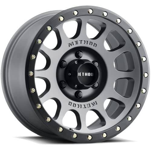 MR305 NV Method Race Wheels, 17x8.5, 0mm Offset, 6x5.5, 108mm Centerbore, Titanium - Matte Black Lip, MR30578560800