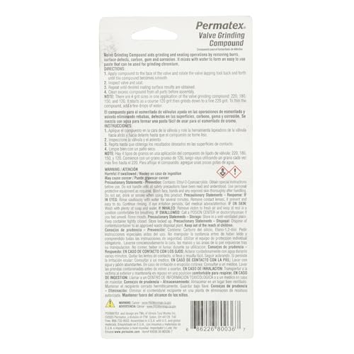 Valve Grinding Compound Permatex 80036, 1.5 oz.