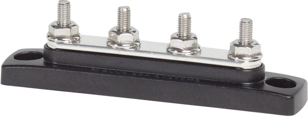2305 Blue Sea MiniBus 100 Ampere Common BusBar 4 x 10-32 Stud Terminal