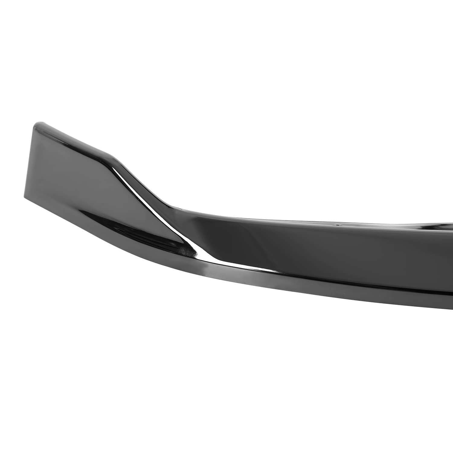 Glossy Black Spec-D Tuning Front Bumper Lip Compatible with Audi A4 2017-2018, 2018 S4