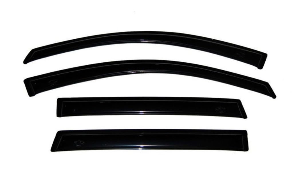 Auto Ventshade Outside Mount [AVS] Rain Guards For 2007-2013 Chevrolet Silverado, GMC Sierra 1500, CREW CAB; 07-14 Silverado/Sierra 2500HD-3500HD, CREW CAB | Window Vent Visors, 4 pcs. - Smoke | 94515