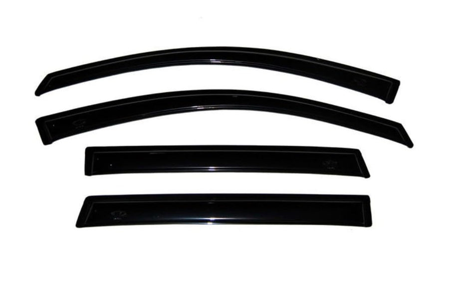 Auto Ventshade Outside Mount [AVS] Rain Guards For 2007-2013 Chevrolet Silverado, GMC Sierra 1500, CREW CAB; 07-14 Silverado/Sierra 2500HD-3500HD, CREW CAB | Window Vent Visors, 4 pcs. - Smoke | 94515