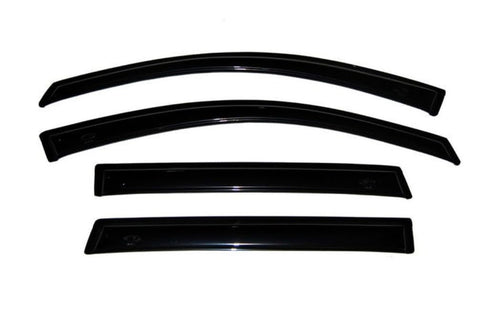 Auto Ventshade Outside Mount [AVS] Rain Guards For 2007-2013 Chevrolet Silverado, GMC Sierra 1500, CREW CAB; 07-14 Silverado/Sierra 2500HD-3500HD, CREW CAB | Window Vent Visors, 4 pcs. - Smoke | 94515