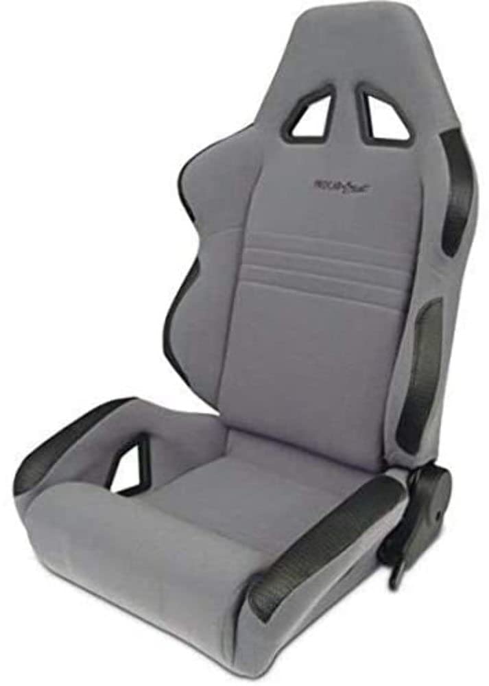Gray Velour ProCar by Scat 80-1600-62L Racing Rave Recliner Left Seat