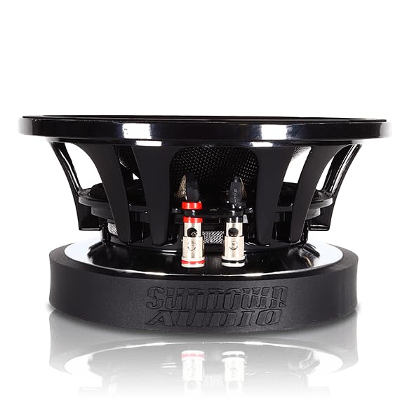 8" Sundown Audio VEX-8 300W RMS Pro Audio Midrange Speaker - 4-Ohm SVC, Carbon Fiber Cone, Ferrite Motor, High SPL 94.3dB, Vented Cast Frame, Mid-Bass Optimized Car Audio