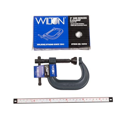 C-Clamp Wilton, 2-1/8" Opening, 2-1/4" Throat, 3500 Lbs. Clamping Force (Model 402)