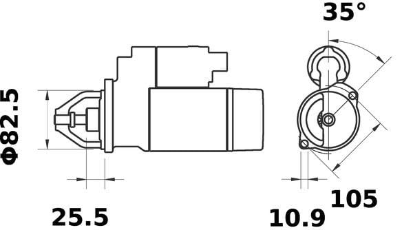 MS659 Mahle Starter