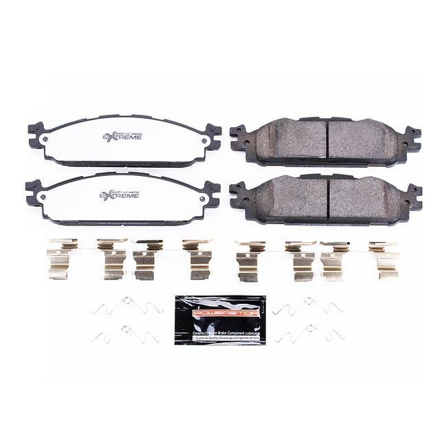 Power Stop Z36 Truck & Tow Z36-1508 Front Carbon-Fiber Ceramic Brake Pads For Ford Explorer, Ford Flex, Ford Taurus, Lincoln MKS, Lincoln MKT [Model Specific]