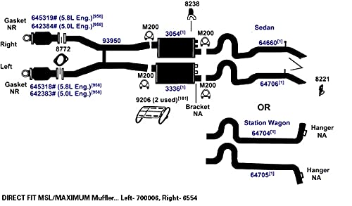 Exhaust Muffler AP Exhaust Products 700006