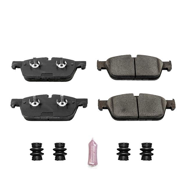 Power Stop Z23-1636A Z23 Sport Carbon Fiber Infused Ceramic Brake Pads with Hardware For GL450, GL550, GLE43 AMG, GLE550e, GLS, ML550, ML63 AMG [Model Specific]