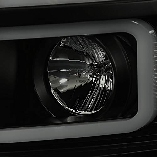 2LHP-SIV07SM-RS SPEC-D TUNING Projector Headlights- Smoke with Black Housing 07-13 Chevrolet Silverado