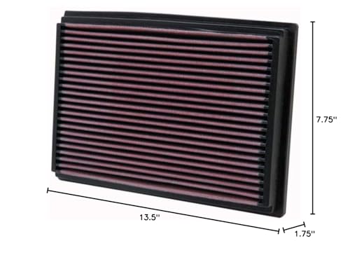 K&N Engine Air Filter: Premium, High Performance, Washable, Replacement Filter: Compatible with 1995-2004 FORD/MAZDA (Maverick, Puma, Fiesta, Fiesta IV, 121 III), 33-2804