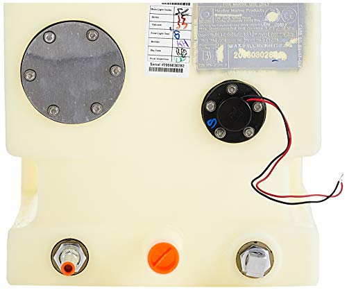 Below Deck Permanent Fuel Tank Moeller Marine 032612, 12 Gallon - 20.00 in. L x 14.00 in. W x 14.50 in. H