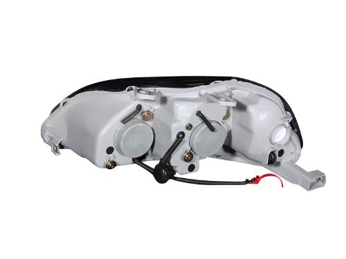 Honda Civic Anzo USA 121068 Projector with Halo Black Headlight Assembly - (Sold in Pairs)