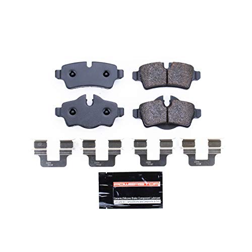 Power Stop Track Day PST-1309 Rear Ceramic Brake Pads For Mini Cooper 2007-2015 [Model Specific]