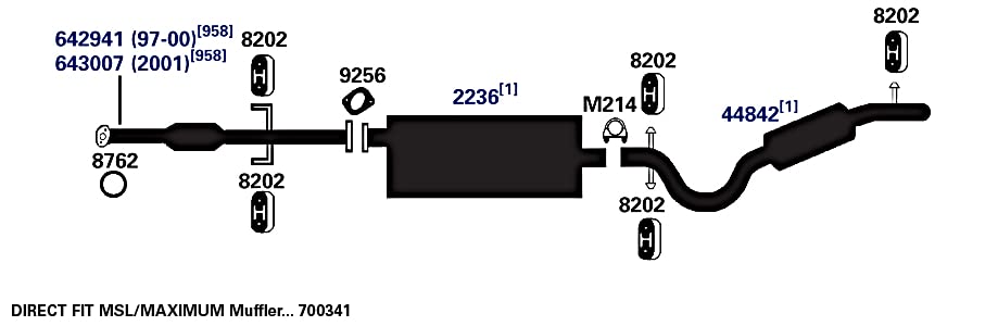 700341 AP Exhaust Products Muffler