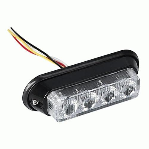 Heise Marker Lights Single Color - Blue Light Head - 4.6 Inch 4 Le
