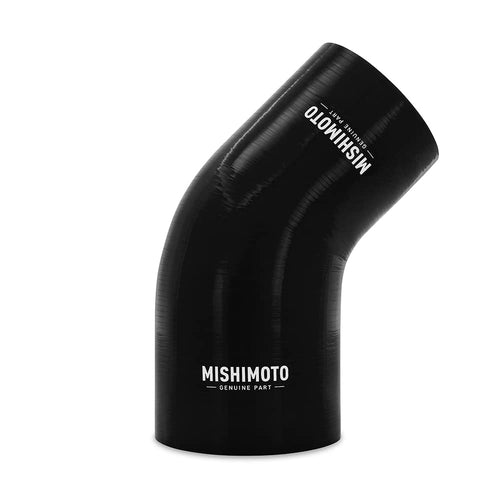 Mishimoto 45-Degree MMCP-R45-30375BK Silicone Transition Coupler, 3.00" to 3.75", Black