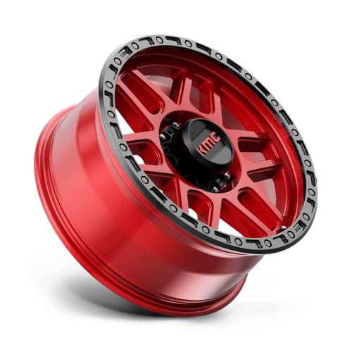 KMC Wheels 20X9 MESA 8X1705 0mm CANDY RED WITH BLACK LIP - KM54429087900