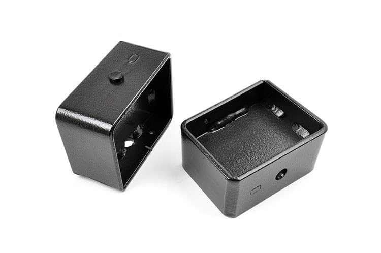 4" Rough Country Fabricated Steel Rear Lift Blocks | 9/16" Pin - 6593