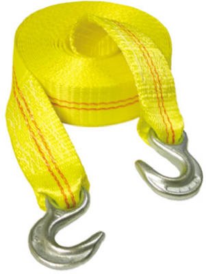 15' Keeper Yellow Emergency Tow Strap 02815