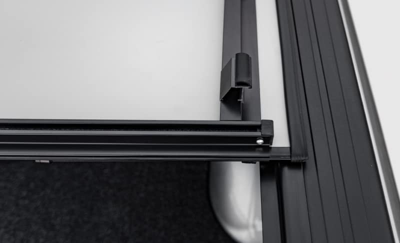 Stance LOMAX G3040059 Hard Tri-Fold Cover; Black Urethane Finish; Single Rail;