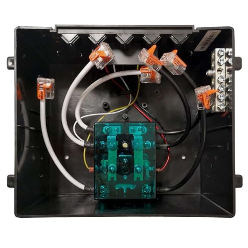 TS-30 Go Power! 30 Amp Automatic Transfer Switch, Dual Source Compatibility, Generator Delay Switch, Easy Installation, Compact Design, Black