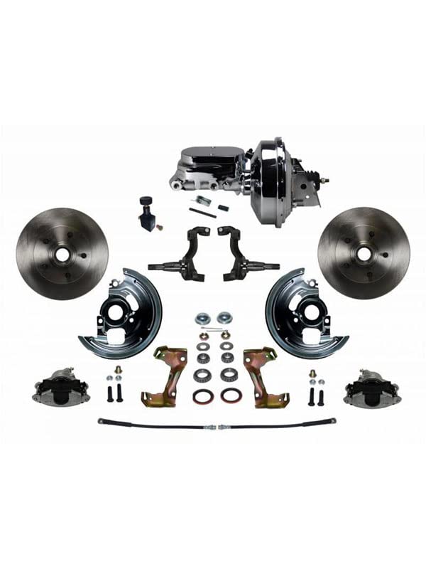 Power Brakes Leed Front Disc Brake Conversion Kit Solid surface 279mm Diameter