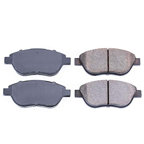 Power Stop Z16 16-1618 Evolution Front Ceramic Brake Pads For Fiat 500 2012-2019 [Model Specific]
