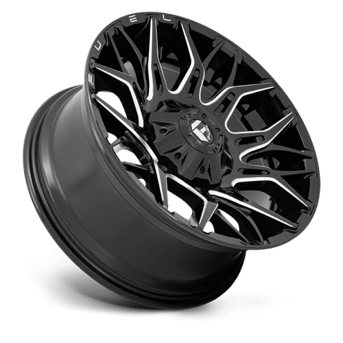 D769 TWITCH FUEL OFF-ROAD 20X10, 8X6.5, 4.79, 18mm GLOSSY BLACK MILLED - D76920008247