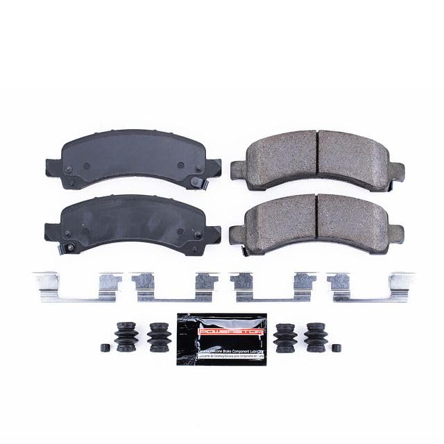 Power Stop Z23-974A Z23 Sport Ceramic Brake Pads with Hardware Rear For Escalade, Avalanche 1500, Express 1500, Suburban 1500, Tahoe, Savana 1500, Yukon, Yukon XL 1500 [Model Specific]