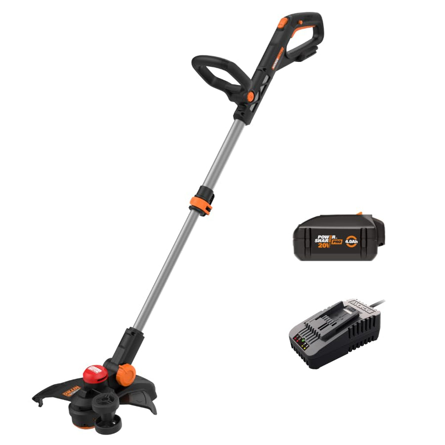 Worx 20V Nitro 13" Cordless String Trimmer with Brushless Motor, 3-in-1 Grass Trimmer Edger Mini-Mower, Lightweight Weed Trimmer COMMAND FEED Instant Line Advancement WG173– Battery & Charger Included