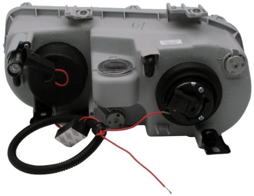 Acura Integra Anzo USA 121004 Projector with Halo Chrome Headlight Assembly - (Sold in Pairs)