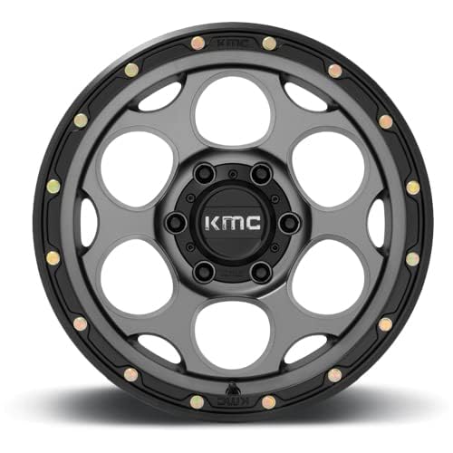 KMC Wheels KM541 17X9 5X5.0 Dirty Harry S-GRY BLK-LP -12MM